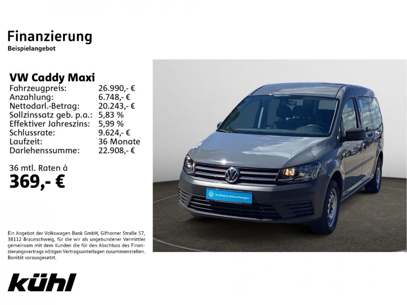 Caddy Maxi Kombi 1.4 TSI 7. Sitzer