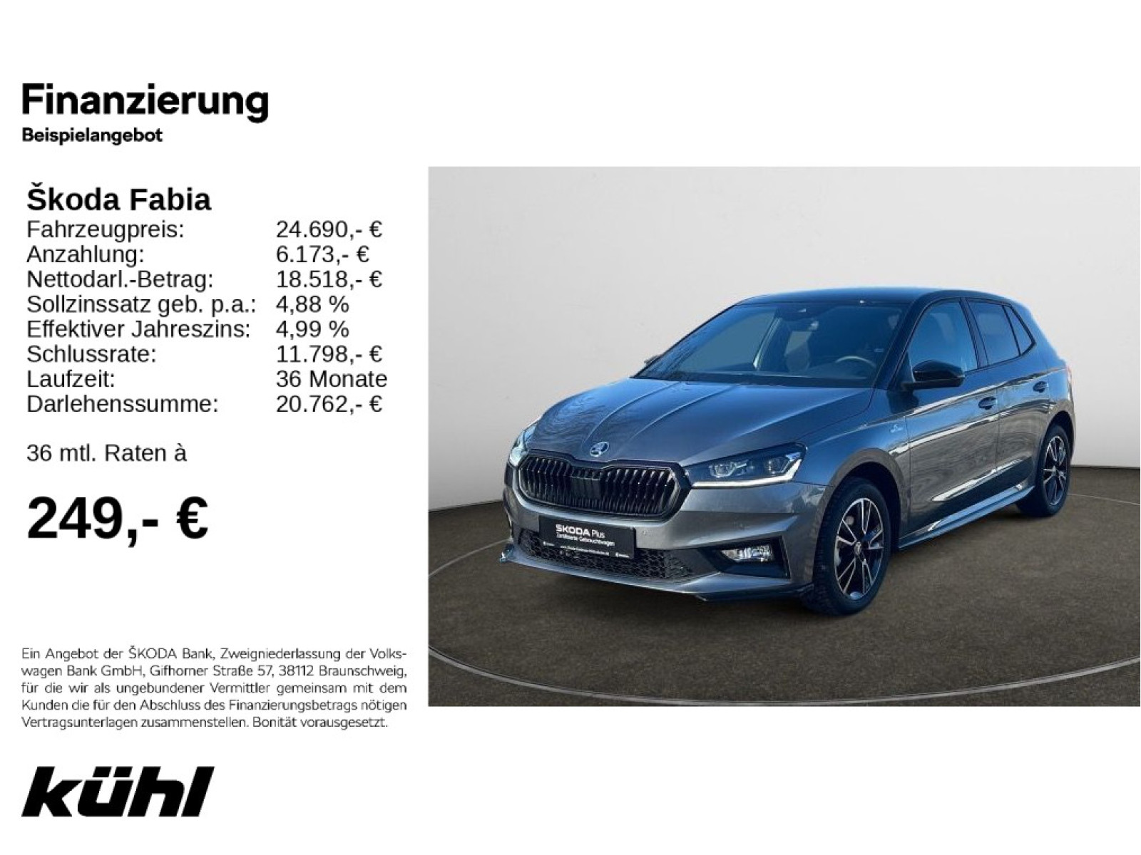 Fabia 1.0 TSI DSG Monte Carlo Navi, LED